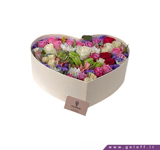 دسته گل ولنتاین - جعبه گل الیزابت - Elizabet | گل آف